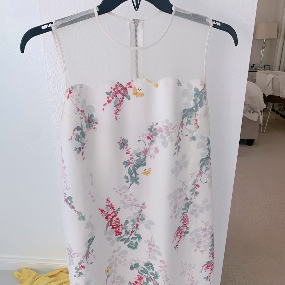 Ted Baker Scalloped floral dress